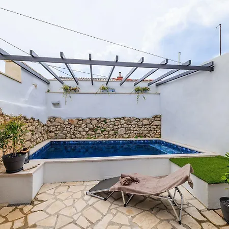 Malerisches Steinhaus Mit Privatpool, Bbq, Waschmaschine, Liegen, Klimatisierte Schlafzimmer 펜션